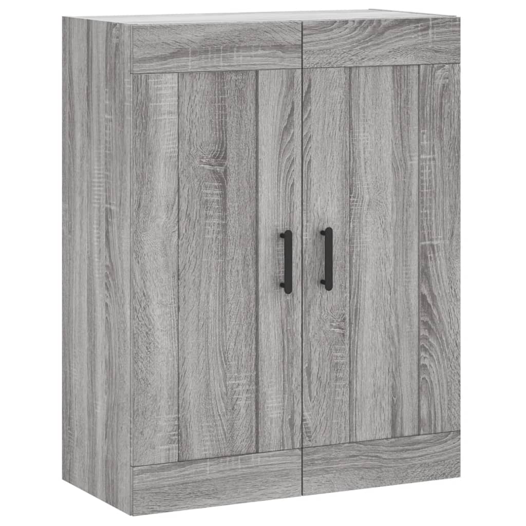 vidaXL Dulap înalt, gri sonoma, 69,5x34x180 cm, lemn compozit