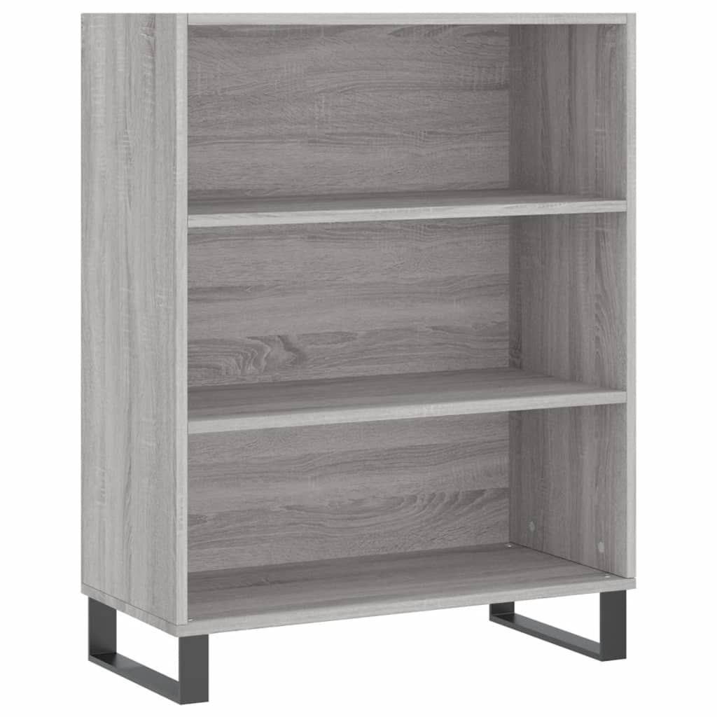vidaXL Dulap înalt, gri sonoma, 69,5x34x180 cm, lemn compozit