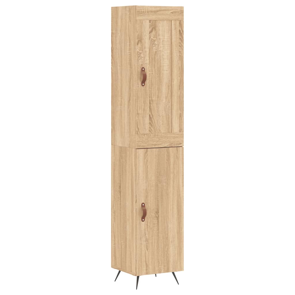 vidaXL Dulap înalt, stejar sonoma, 34,5x34x180 cm, lemn prelucrat