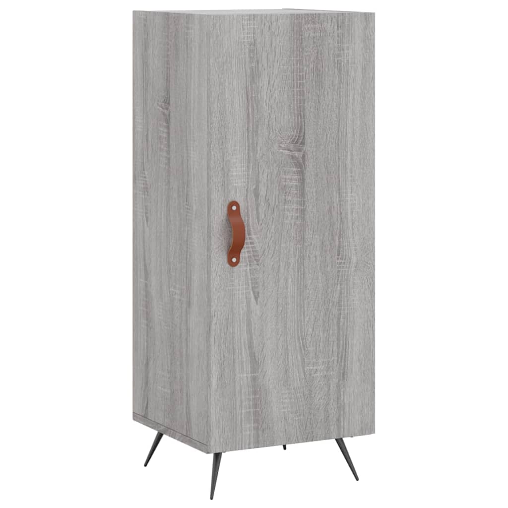 vidaXL Dulap înalt, gri sonoma, 34,5x34x180 cm, lemn prelucrat