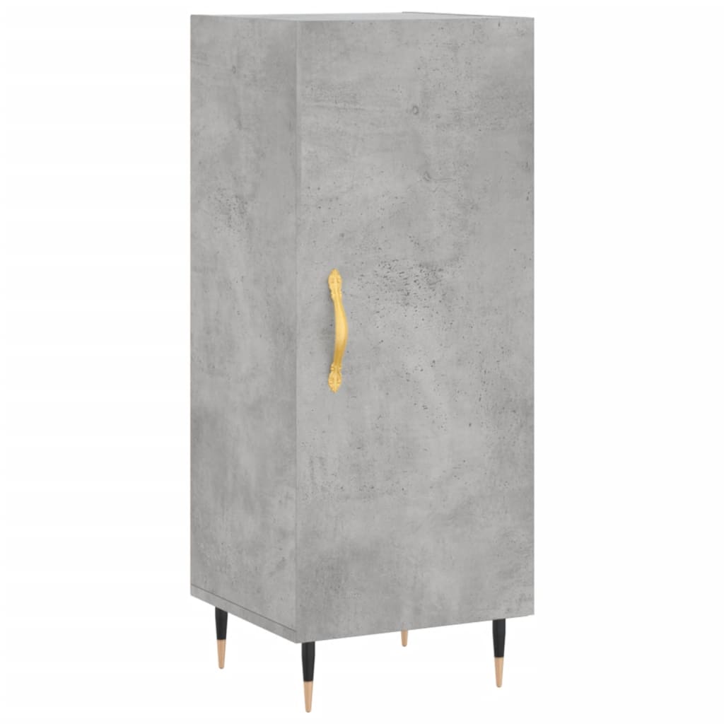 vidaXL Dulap înalt, gri beton, 34,5x34x180 cm, lemn prelucrat vidaXL Dulap înalt, gri beton, 34,5x34x180 cm, lemn prelucrat