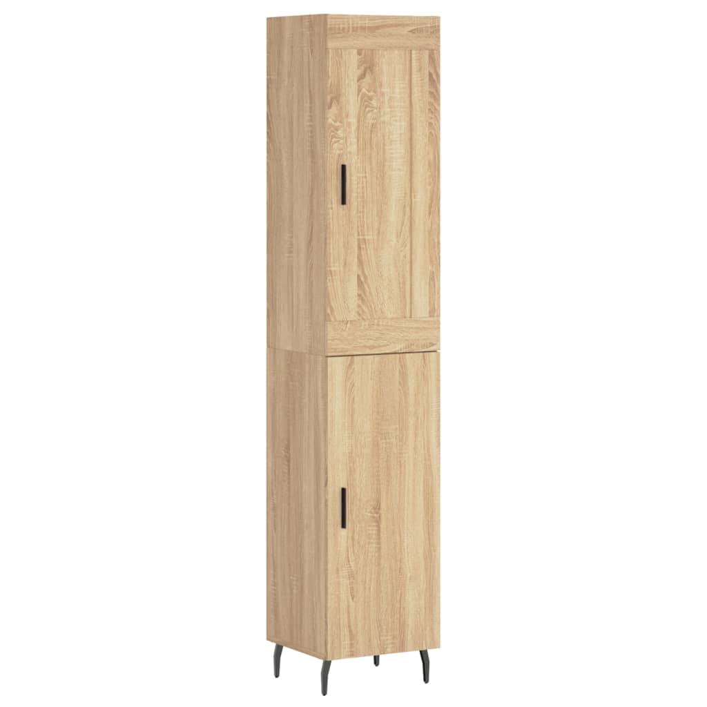 vidaXL Dulap înalt, stejar sonoma, 34,5x34x180 cm, lemn prelucrat vidaXL Dulap înalt, stejar sonoma, 34,5x34x180 cm, lemn prelucrat
