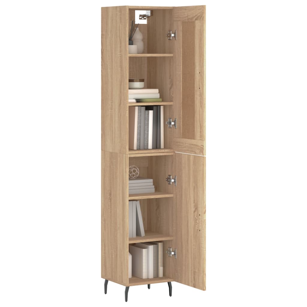 vidaXL Dulap înalt, stejar sonoma, 34,5x34x180 cm, lemn prelucrat vidaXL Dulap înalt, stejar sonoma, 34,5x34x180 cm, lemn prelucrat