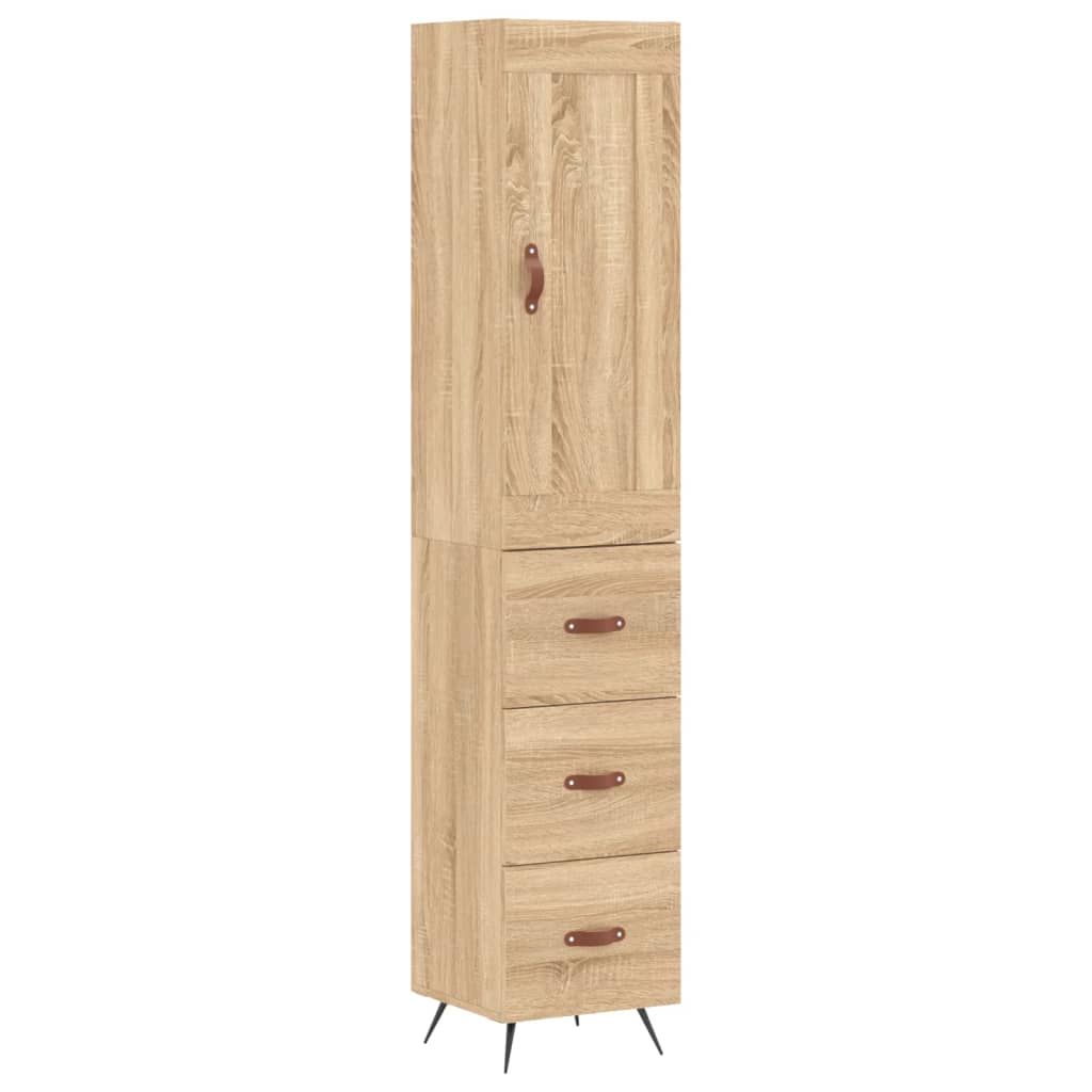 vidaXL Dulap înalt, stejar sonoma, 34,5x34x180 cm, lemn prelucrat vidaXL Dulap înalt, stejar sonoma, 34,5x34x180 cm, lemn prelucrat