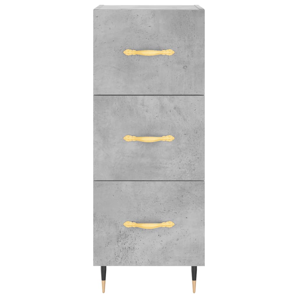 vidaXL Dulap înalt, gri beton, 34,5x34x180 cm, lemn prelucrat vidaXL Dulap înalt, gri beton, 34,5x34x180 cm, lemn prelucrat