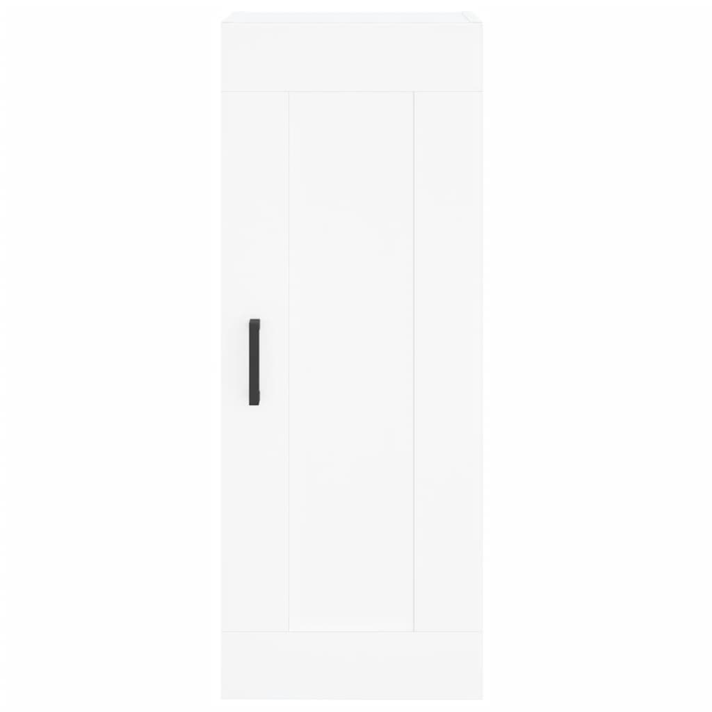 vidaXL Dulap înalt, alb, 34,5x34x180 cm, lemn prelucrat