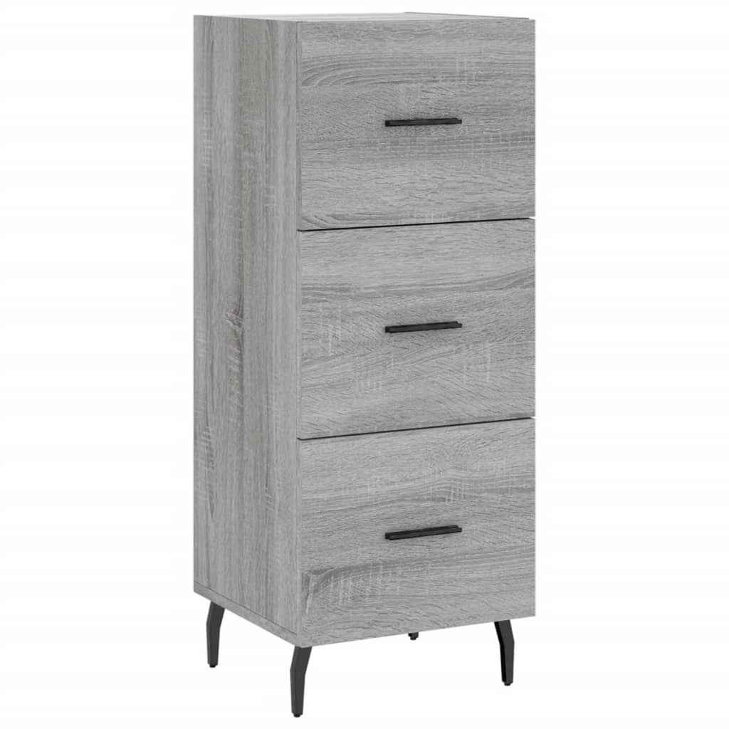 vidaXL Dulap înalt, gri sonoma, 34,5x34x180 cm, lemn prelucrat