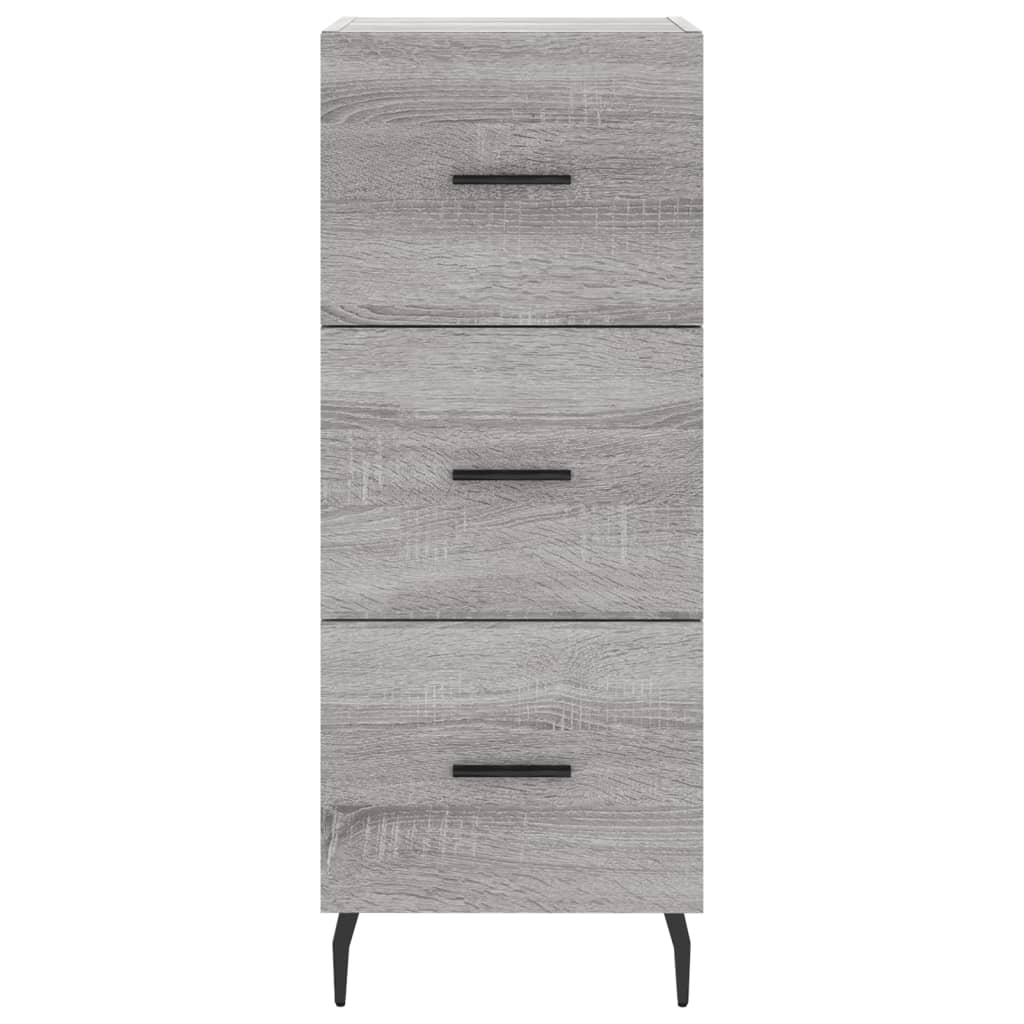 vidaXL Dulap înalt, gri sonoma, 34,5x34x180 cm, lemn prelucrat