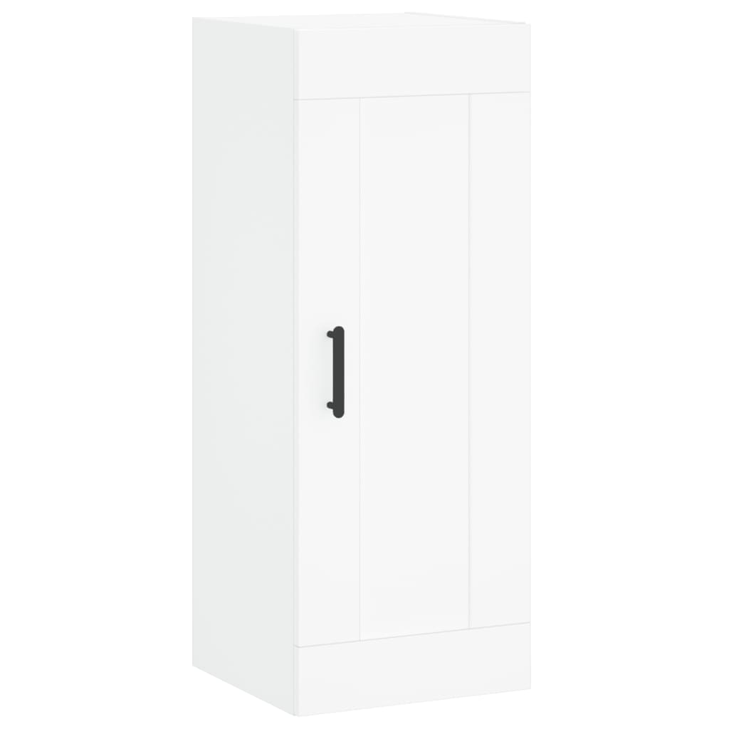vidaXL Dulap înalt, alb, 34,5x34x180 cm, lemn prelucrat vidaXL Dulap înalt, alb, 34,5x34x180 cm, lemn prelucrat