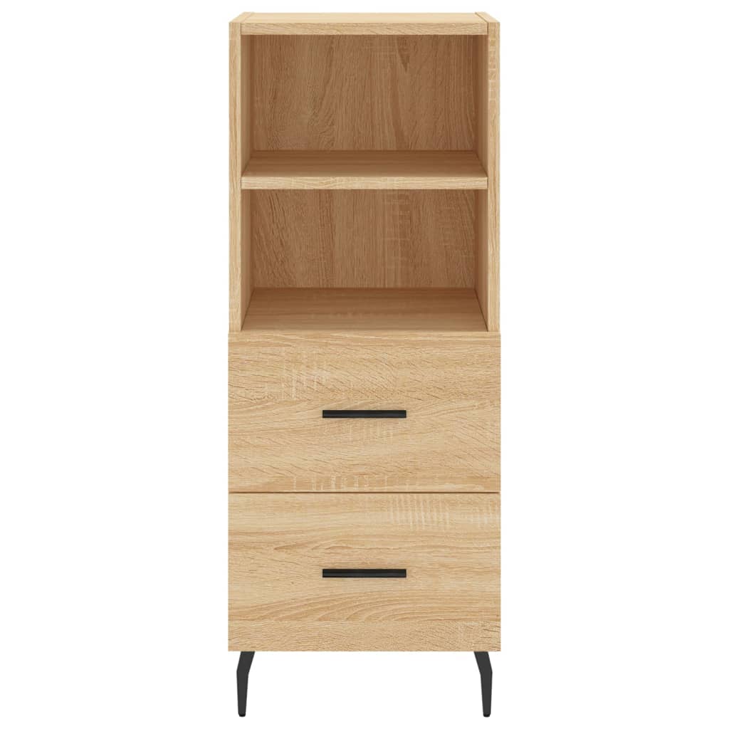 vidaXL Dulap înalt, stejar sonoma, 34,5x34x180 cm, lemn prelucrat