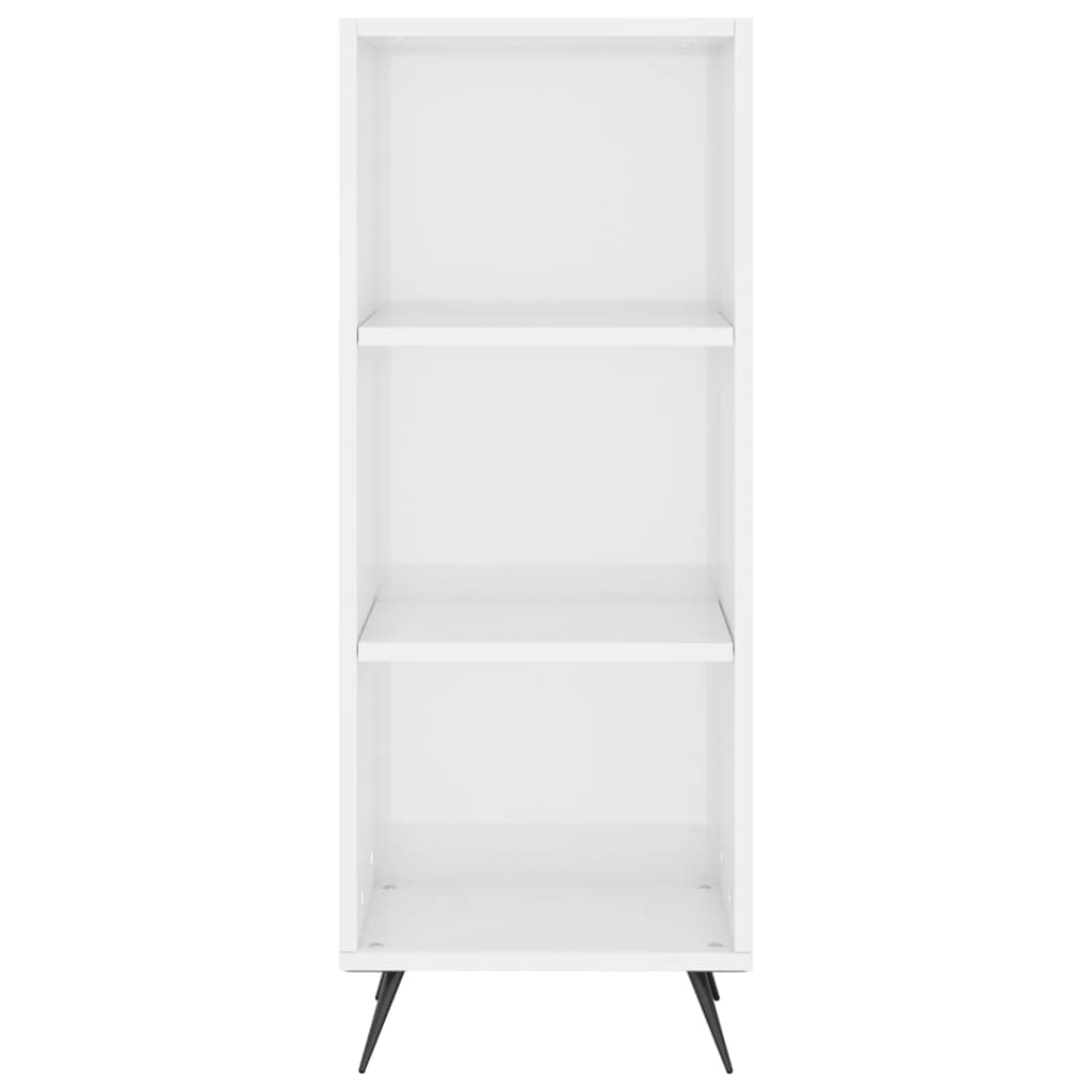 vidaXL Dulap înalt, alb extralucios, 34,5x34x180 cm, lemn prelucrat vidaXL Dulap înalt, alb extralucios, 34,5x34x180 cm, lemn prelucrat
