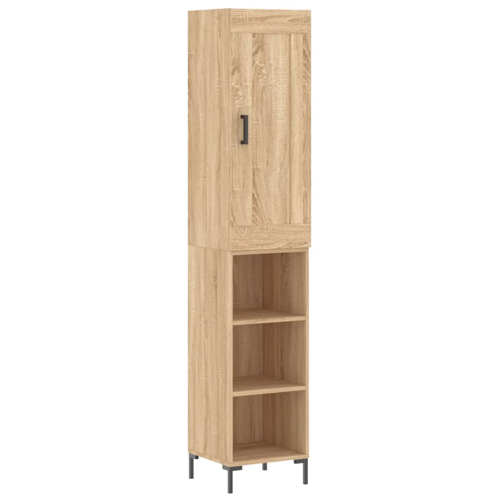 vidaXL Dulap înalt, stejar sonoma, 34,5x34x180 cm, lemn prelucrat vidaXL Dulap înalt, stejar sonoma, 34,5x34x180 cm, lemn prelucrat