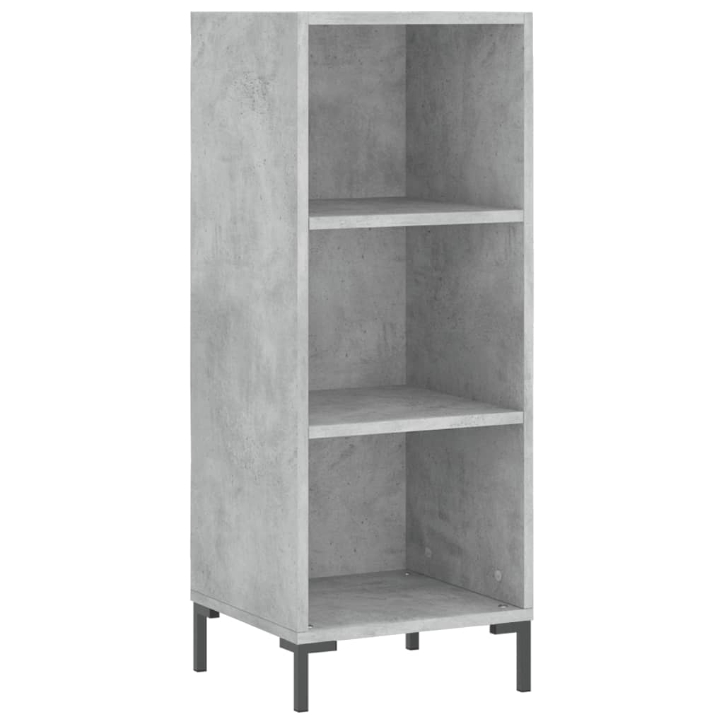 vidaXL Dulap înalt, gri beton, 34,5x34x180 cm, lemn prelucrat vidaXL Dulap înalt, gri beton, 34,5x34x180 cm, lemn prelucrat