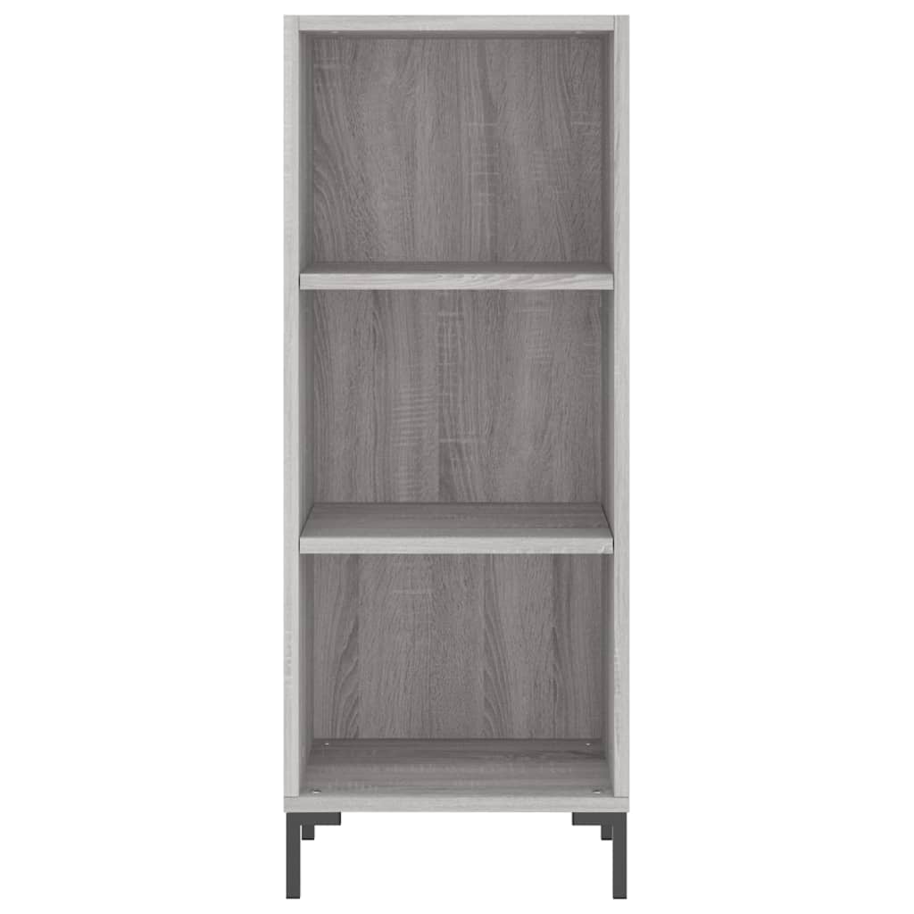 vidaXL Dulap înalt, gri sonoma, 34,5x34x180 cm, lemn prelucrat