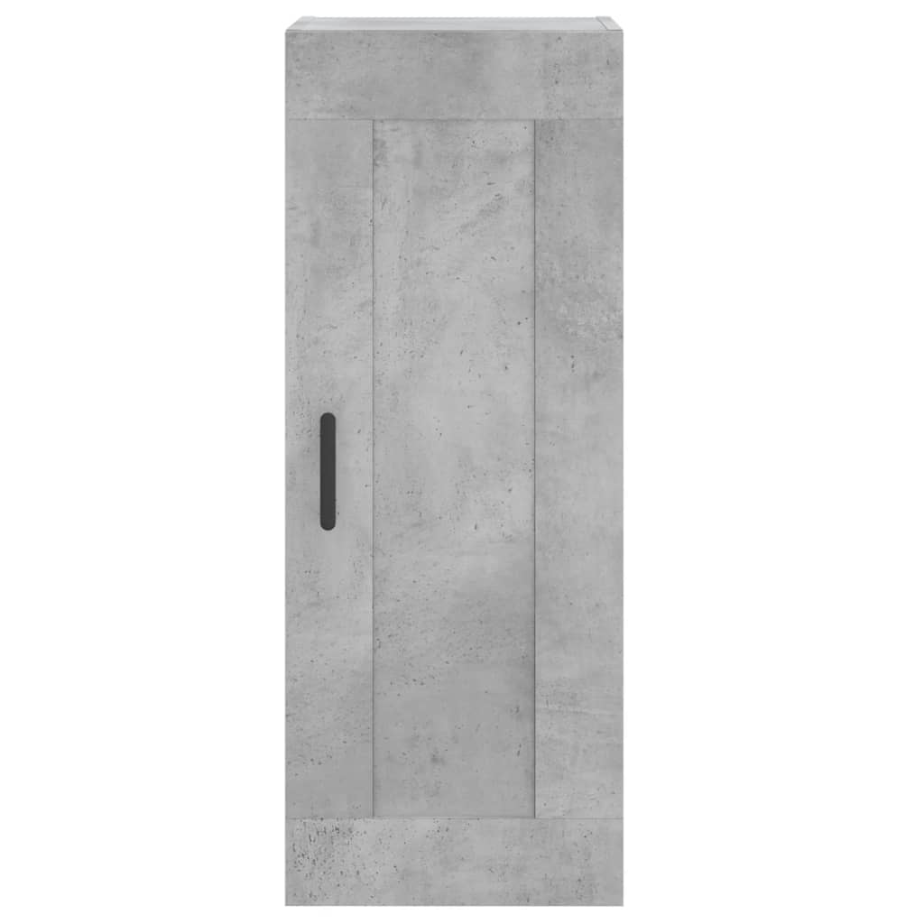 vidaXL Dulap înalt, gri beton, 34,5x34x180 cm, lemn prelucrat vidaXL Dulap înalt, gri beton, 34,5x34x180 cm, lemn prelucrat