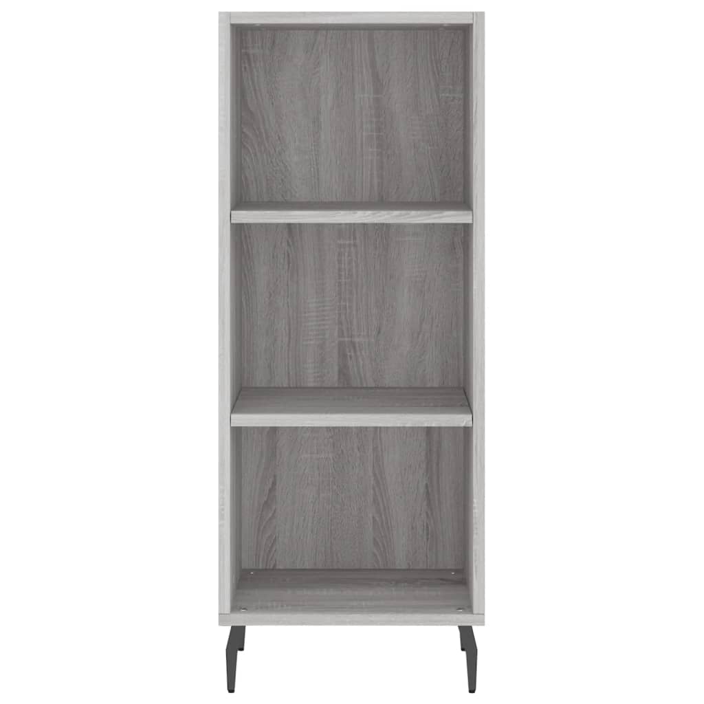vidaXL Dulap înalt, gri sonoma, 34,5x34x180 cm, lemn prelucrat