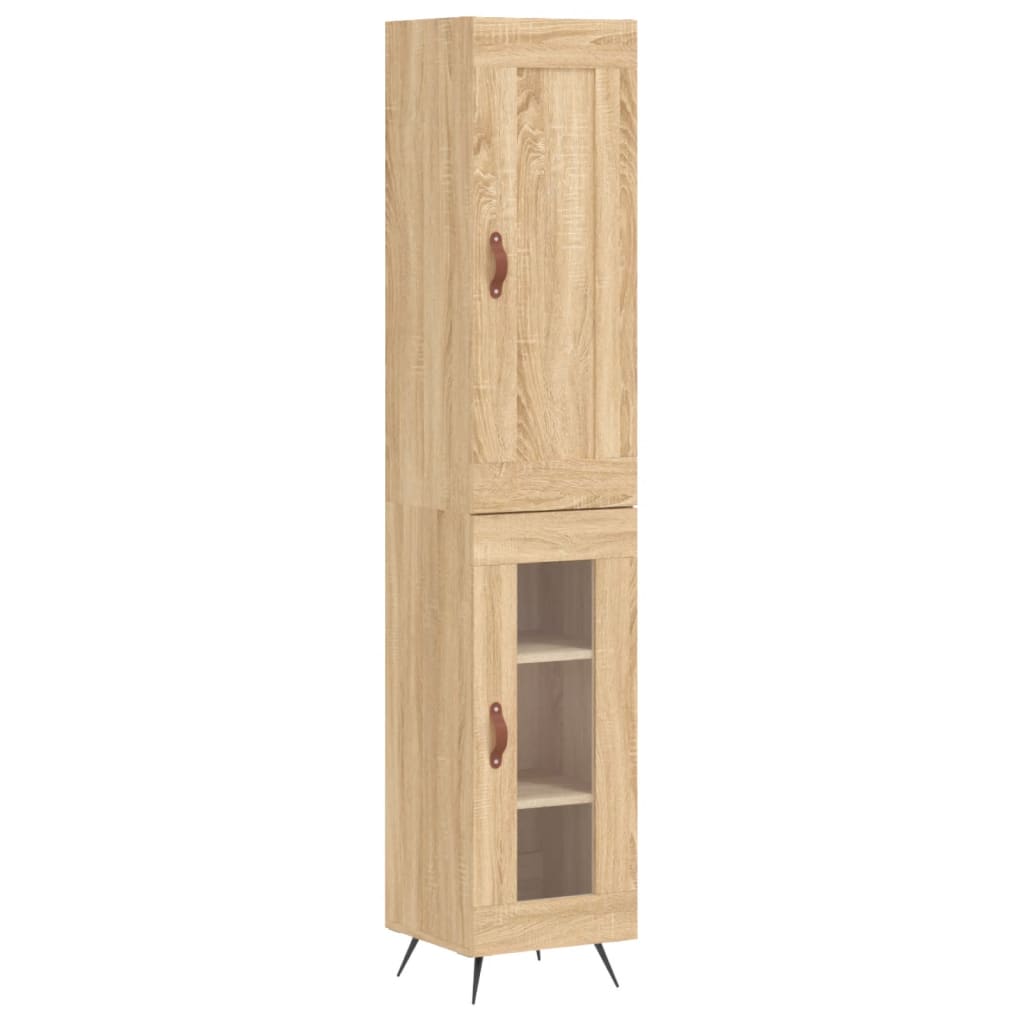 vidaXL Dulap înalt, stejar sonoma, 34,5x34x180 cm, lemn prelucrat vidaXL Dulap înalt, stejar sonoma, 34,5x34x180 cm, lemn prelucrat