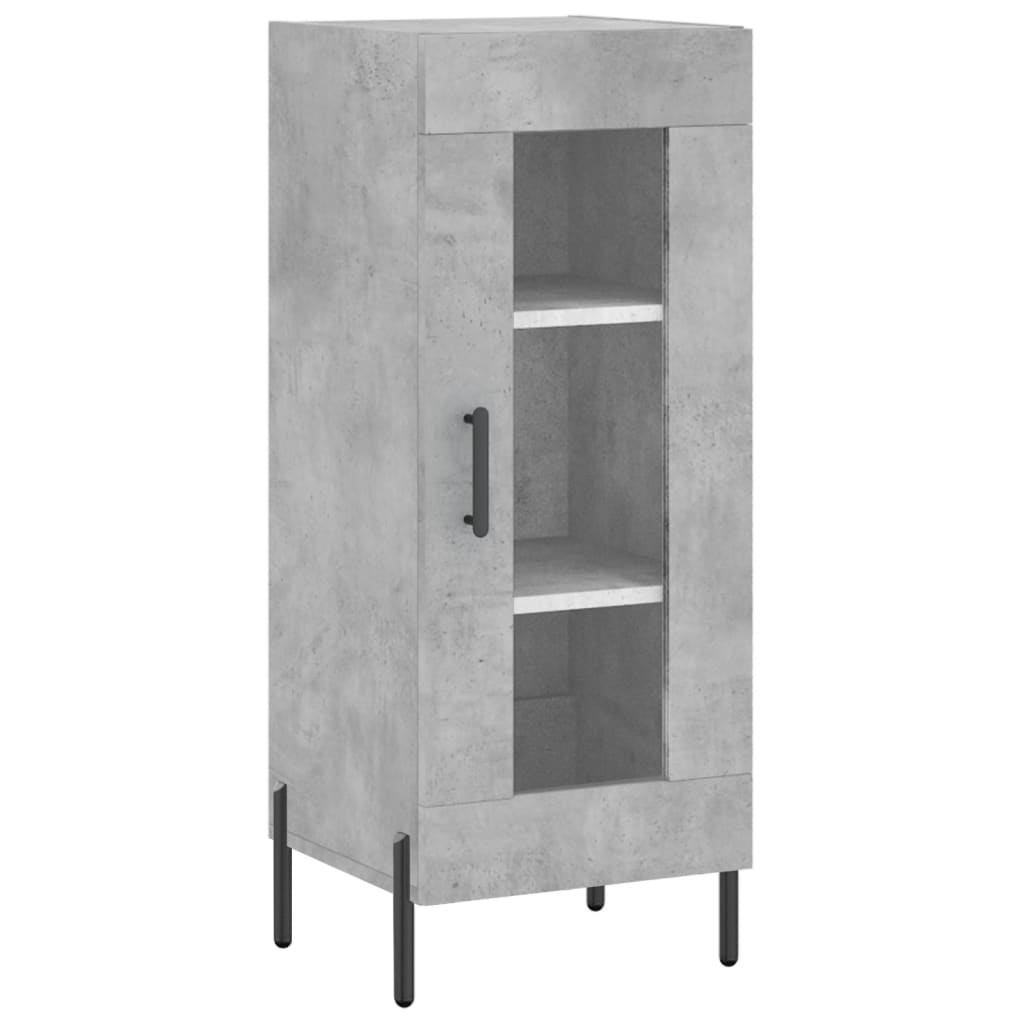 vidaXL Dulap înalt, gri beton, 34,5x34x180 cm, lemn prelucrat vidaXL Dulap înalt, gri beton, 34,5x34x180 cm, lemn prelucrat