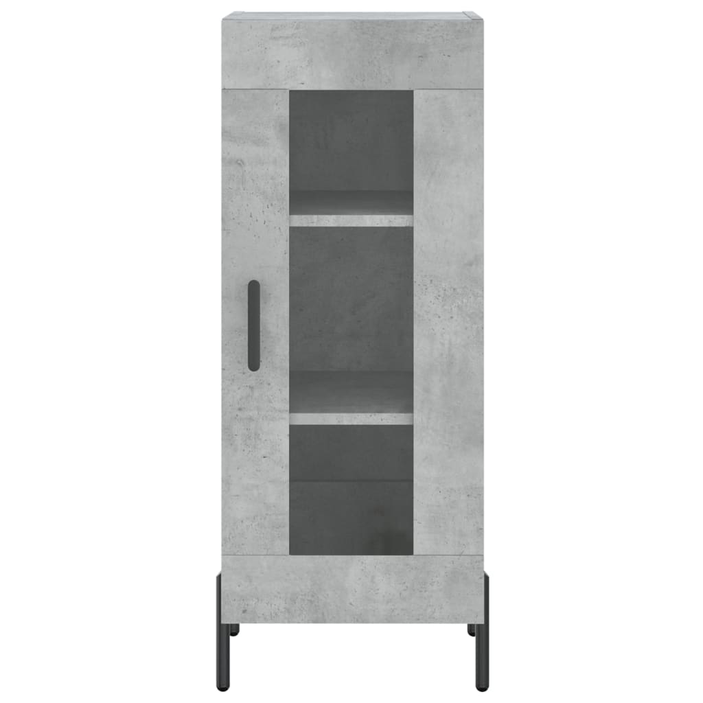 vidaXL Dulap înalt, gri beton, 34,5x34x180 cm, lemn prelucrat vidaXL Dulap înalt, gri beton, 34,5x34x180 cm, lemn prelucrat
