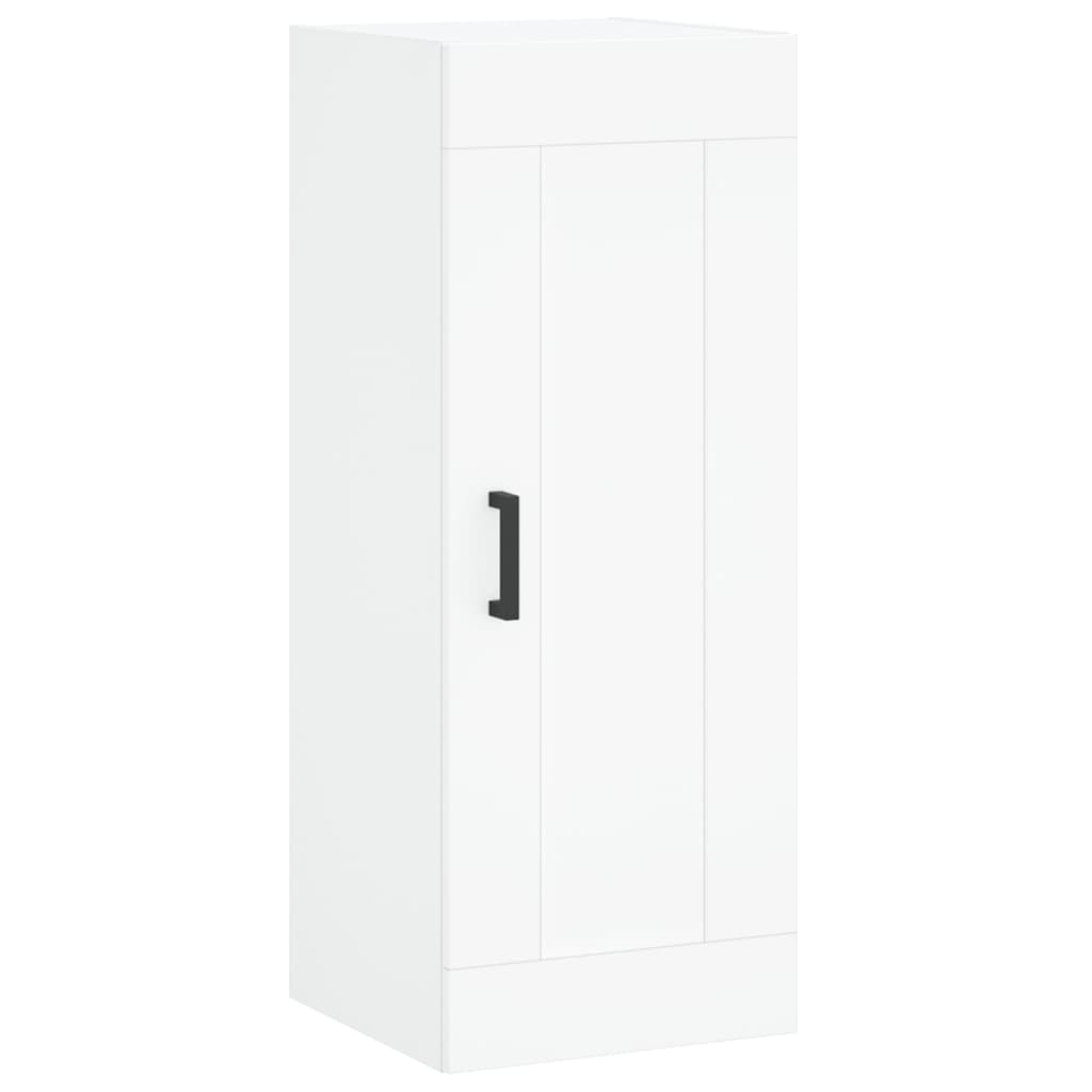 vidaXL Dulap înalt, alb, 34,5x34x180 cm, lemn prelucrat vidaXL Dulap înalt, alb, 34,5x34x180 cm, lemn prelucrat