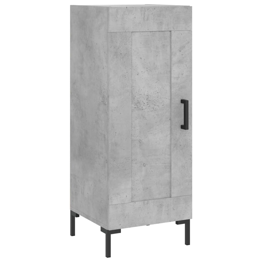 vidaXL Dulap înalt, gri beton, 34,5x34x180 cm, lemn prelucrat vidaXL Dulap înalt, gri beton, 34,5x34x180 cm, lemn prelucrat