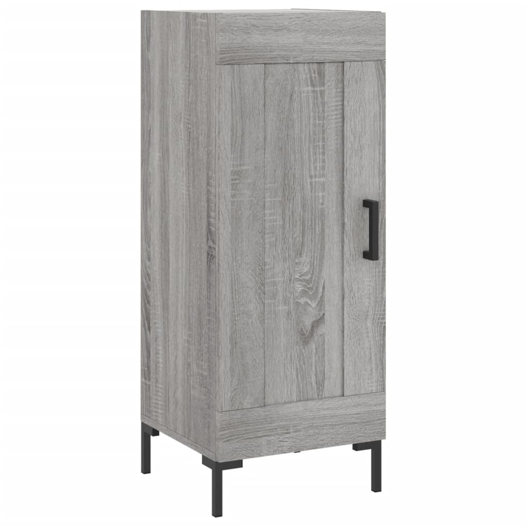 vidaXL Dulap înalt, gri sonoma, 34,5x34x180 cm, lemn prelucrat