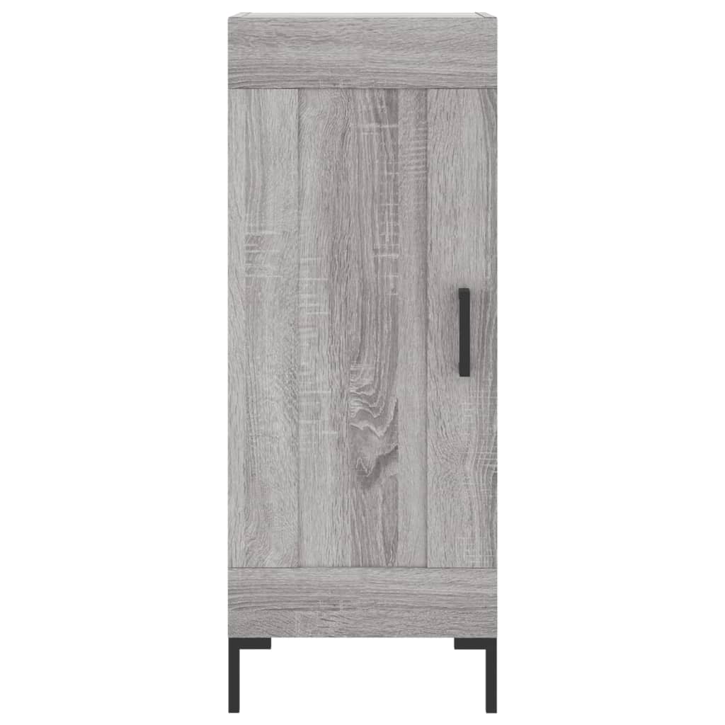 vidaXL Dulap înalt, gri sonoma, 34,5x34x180 cm, lemn prelucrat