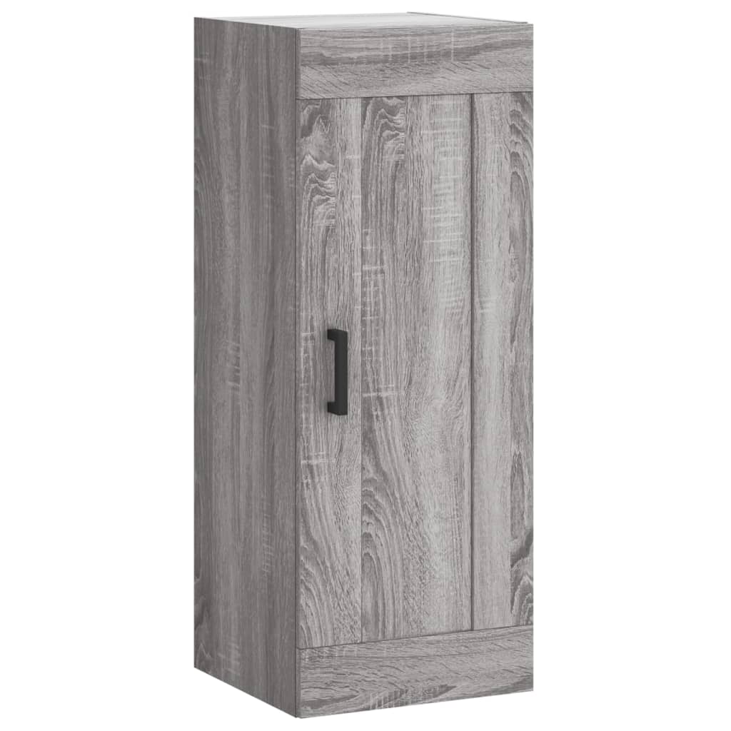vidaXL Dulap înalt, gri sonoma, 34,5x34x180 cm, lemn prelucrat