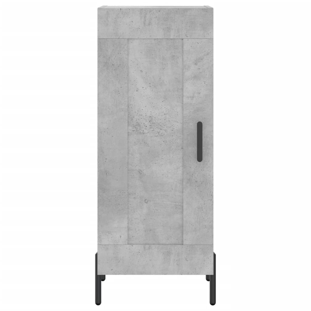 vidaXL Dulap înalt, gri beton, 34,5x34x180 cm, lemn prelucrat vidaXL Dulap înalt, gri beton, 34,5x34x180 cm, lemn prelucrat