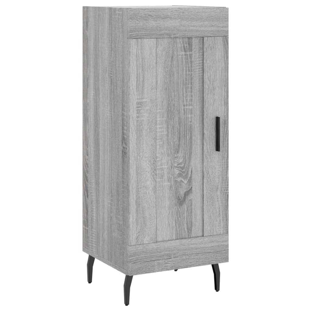 vidaXL Dulap înalt, gri sonoma, 34,5x34x180 cm, lemn prelucrat