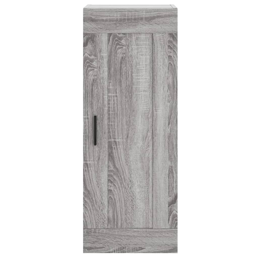 vidaXL Dulap înalt, gri sonoma, 34,5x34x180 cm, lemn prelucrat