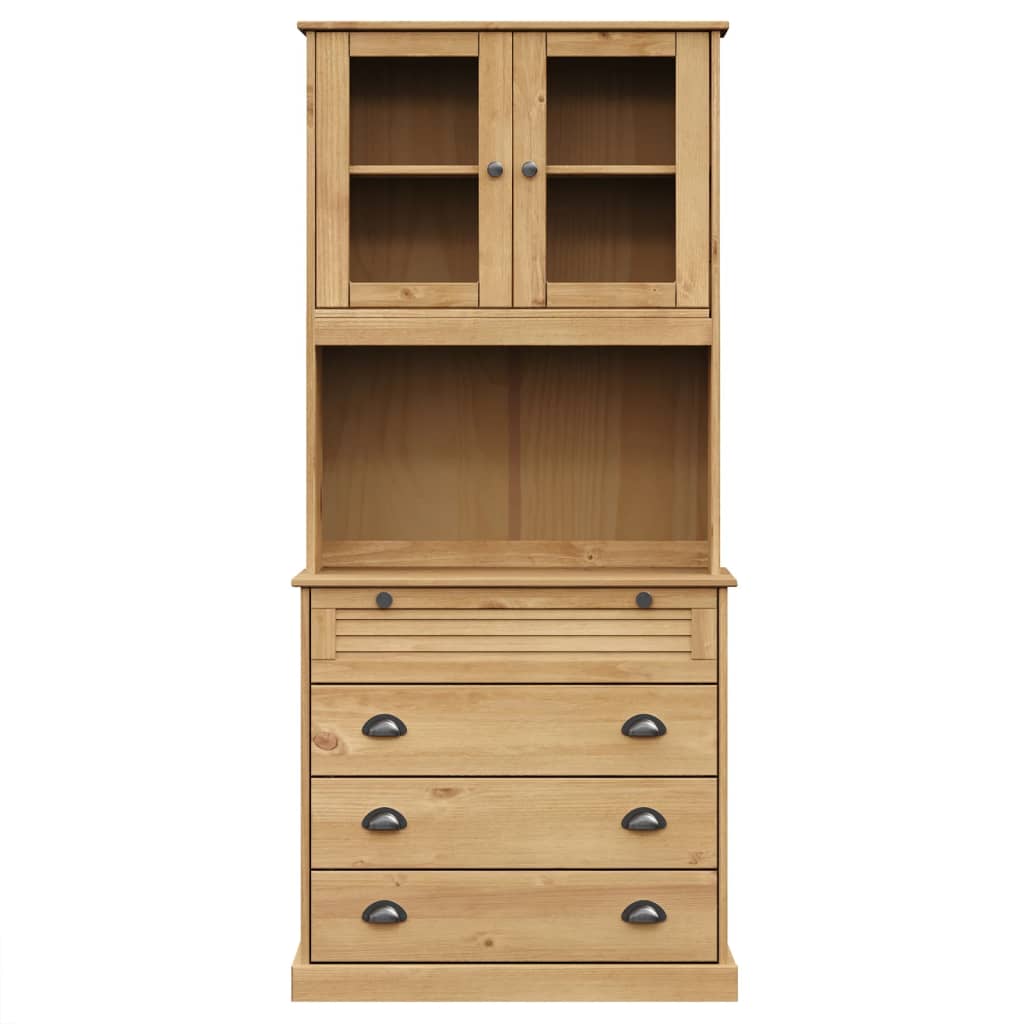 vidaXL Dulap înalt VIGO, 80x40x176 cm, lemn masiv de pin vidaXL Dulap înalt VIGO, 80x40x176 cm, lemn masiv de pin