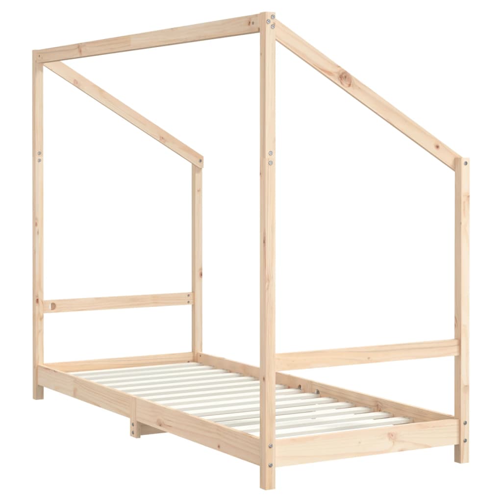 vidaXL Cadru pat pentru copii, 2x(80x200) cm, lemn masiv de pin vidaXL Cadru pat pentru copii, 2x(80x200) cm, lemn masiv de pin
