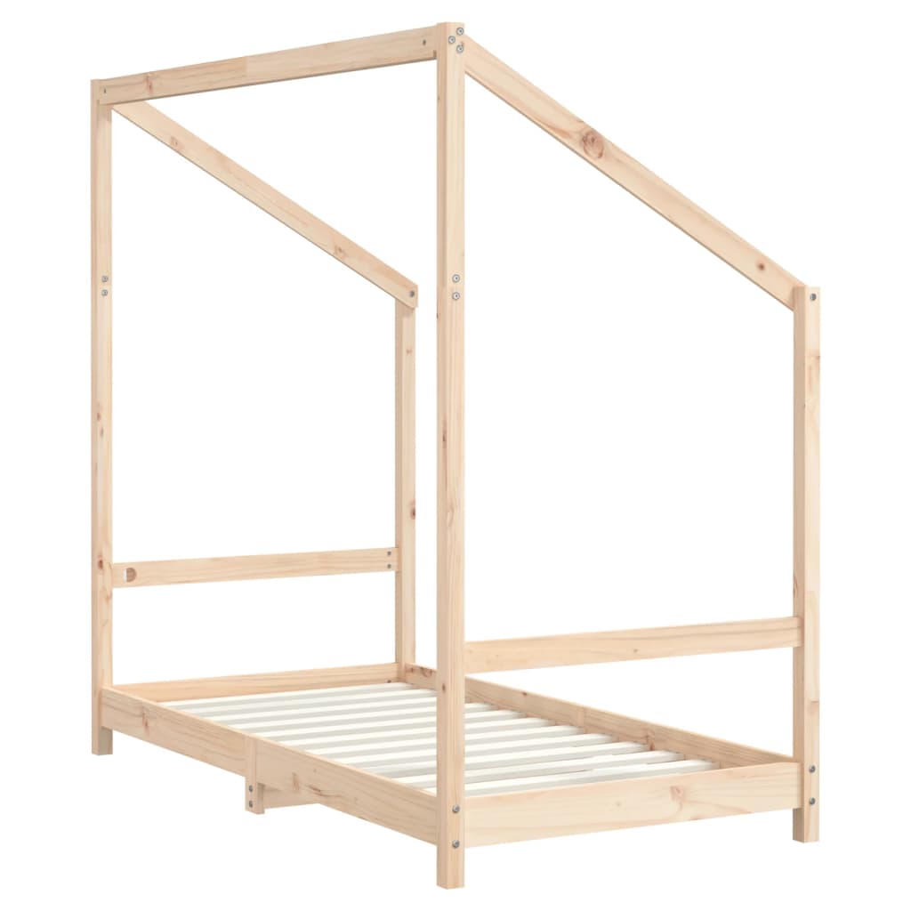 vidaXL Cadru de pat pentru copii, 2x(80x160) cm, lemn masiv de pin vidaXL Cadru de pat pentru copii, 2x(80x160) cm, lemn masiv de pin