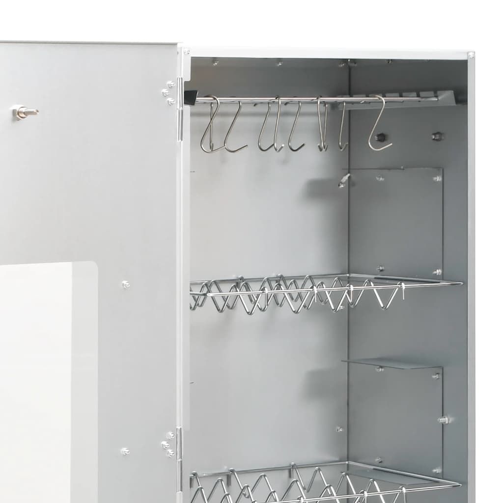 vidaXL Afumătoare cuptor/grătar, generator fum rece, oțel galvanizat vidaXL Afumătoare cuptor/grătar, generator fum rece, oțel galvanizat