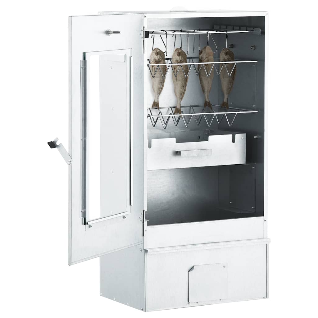 vidaXL Afumătoare cuptor/grătar, generator fum rece, oțel galvanizat vidaXL Afumătoare cuptor/grătar, generator fum rece, oțel galvanizat