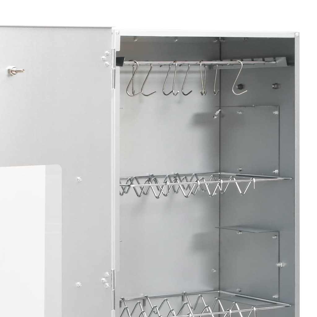vidaXL Afumătoare cuptor/grătar, generator fum rece, oțel galvanizat vidaXL Afumătoare cuptor/grătar, generator fum rece, oțel galvanizat