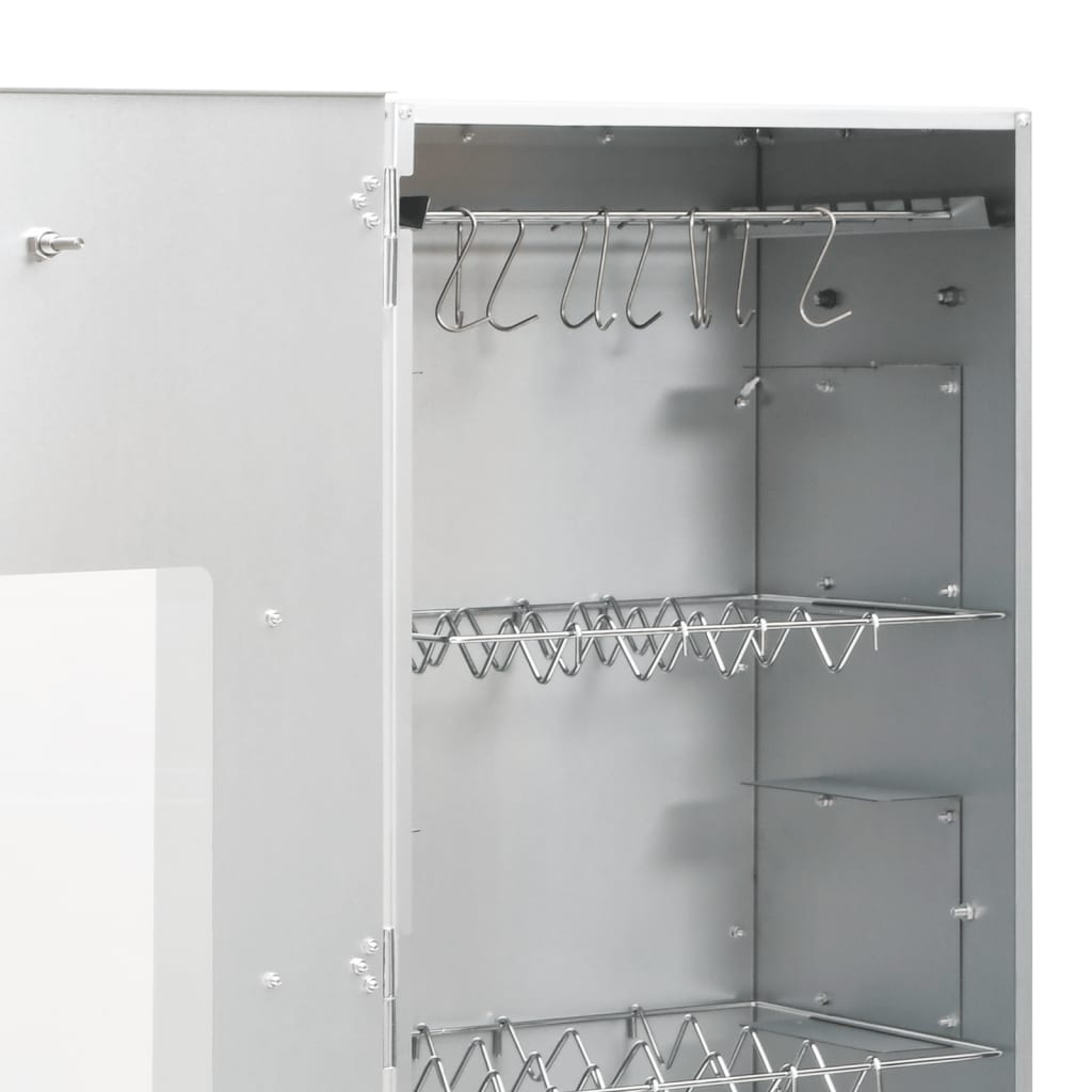 vidaXL Afumătoare cuptor/grătar, generator fum rece, oțel galvanizat vidaXL Afumătoare cuptor/grătar, generator fum rece, oțel galvanizat
