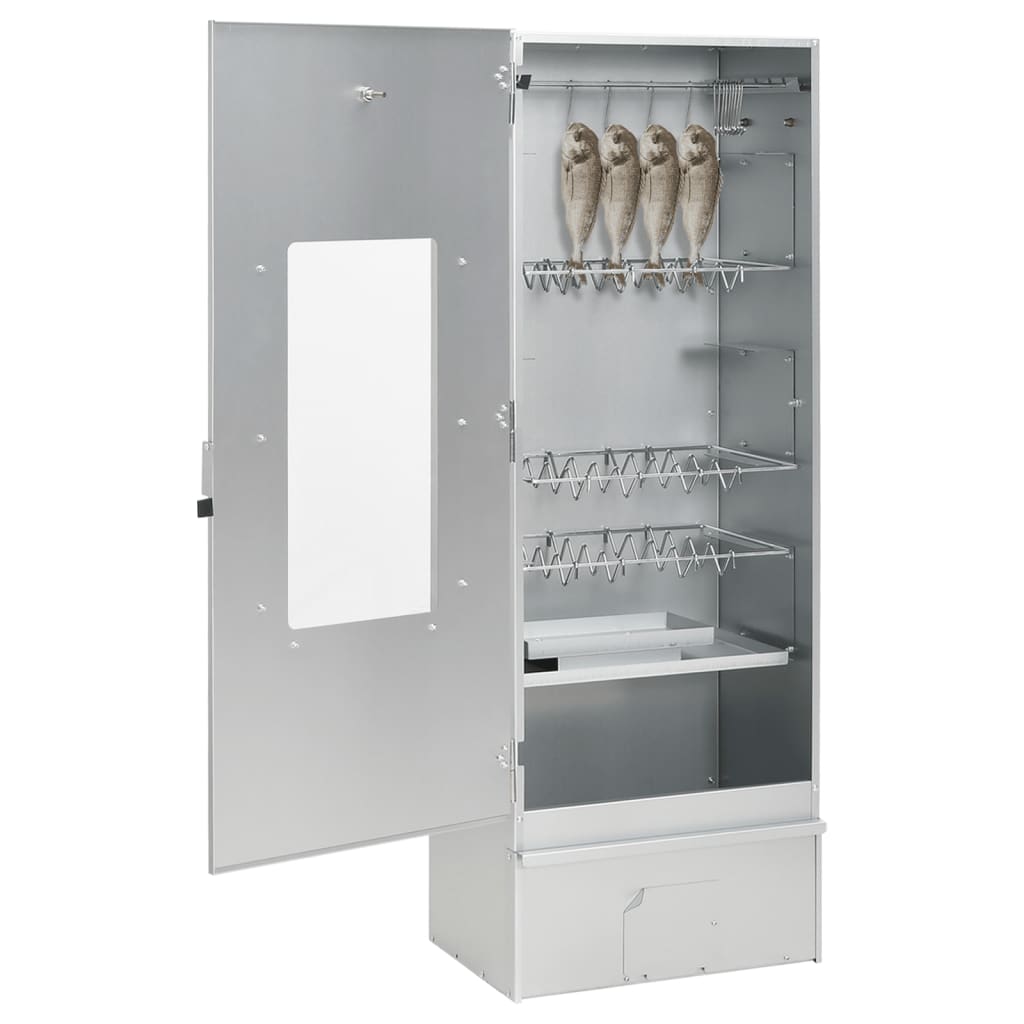 vidaXL Afumătoare cuptor/grătar, generator fum rece, oțel galvanizat vidaXL Afumătoare cuptor/grătar, generator fum rece, oțel galvanizat