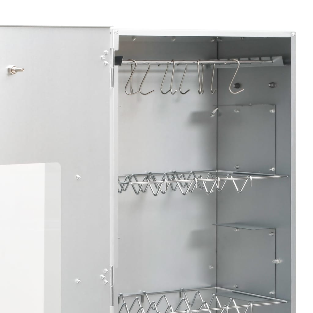 vidaXL Afumătoare cuptor/grătar, generator fum rece, oțel galvanizat vidaXL Afumătoare cuptor/grătar, generator fum rece, oțel galvanizat