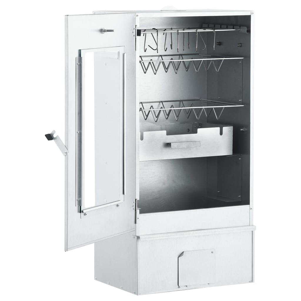 vidaXL Afumătoare cuptor/grătar, generator fum rece, oțel galvanizat vidaXL Afumătoare cuptor/grătar, generator fum rece, oțel galvanizat