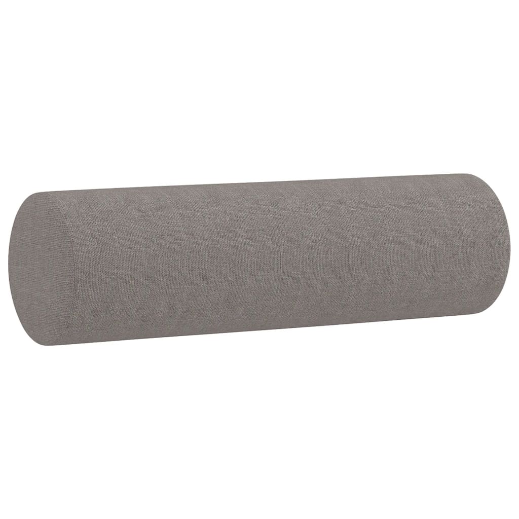 vidaXL Canapea cu 2 locuri cu pernuțe, gri taupe, 140 cm, textil vidaXL Canapea cu 2 locuri cu pernuțe, gri taupe, 140 cm, textil