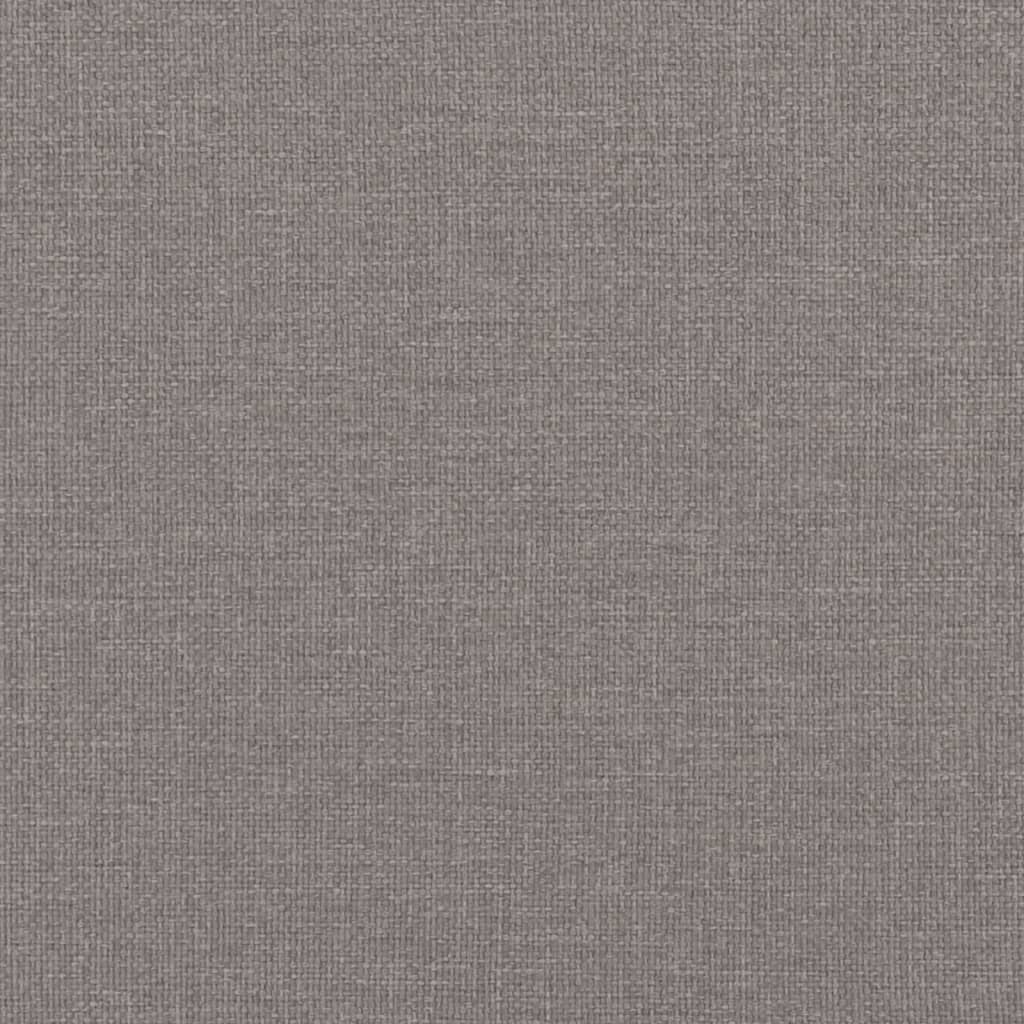 vidaXL Canapea cu 2 locuri cu pernuțe, gri taupe, 140 cm, textil vidaXL Canapea cu 2 locuri cu pernuțe, gri taupe, 140 cm, textil