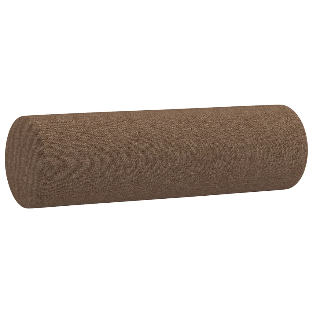 vidaXL Canapea cu 2 locuri cu pernuțe, maro, 140 cm, textil vidaXL Canapea cu 2 locuri cu pernuțe, maro, 140 cm, textil