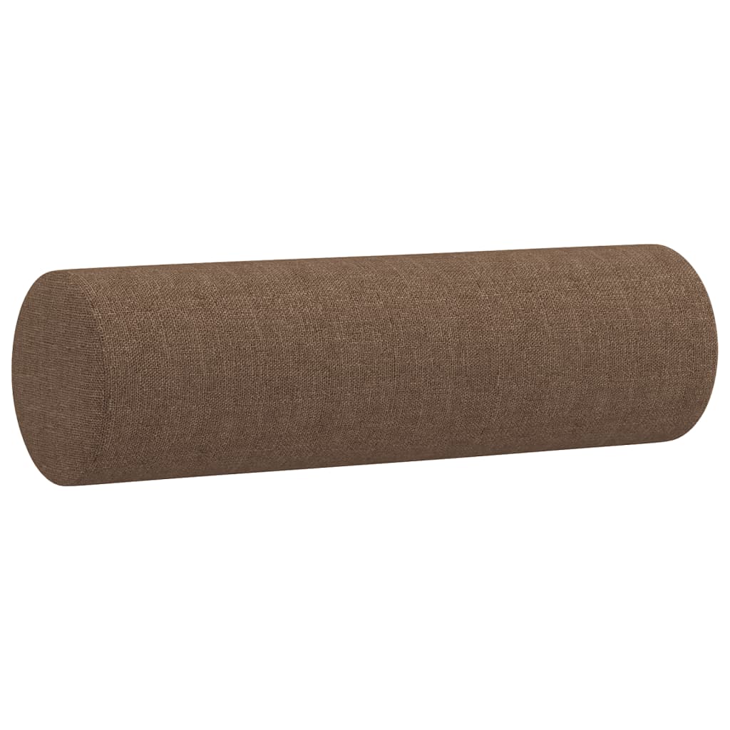 vidaXL Canapea cu 2 locuri cu pernuțe, maro, 120 cm, textil vidaXL Canapea cu 2 locuri cu pernuțe, maro, 120 cm, textil
