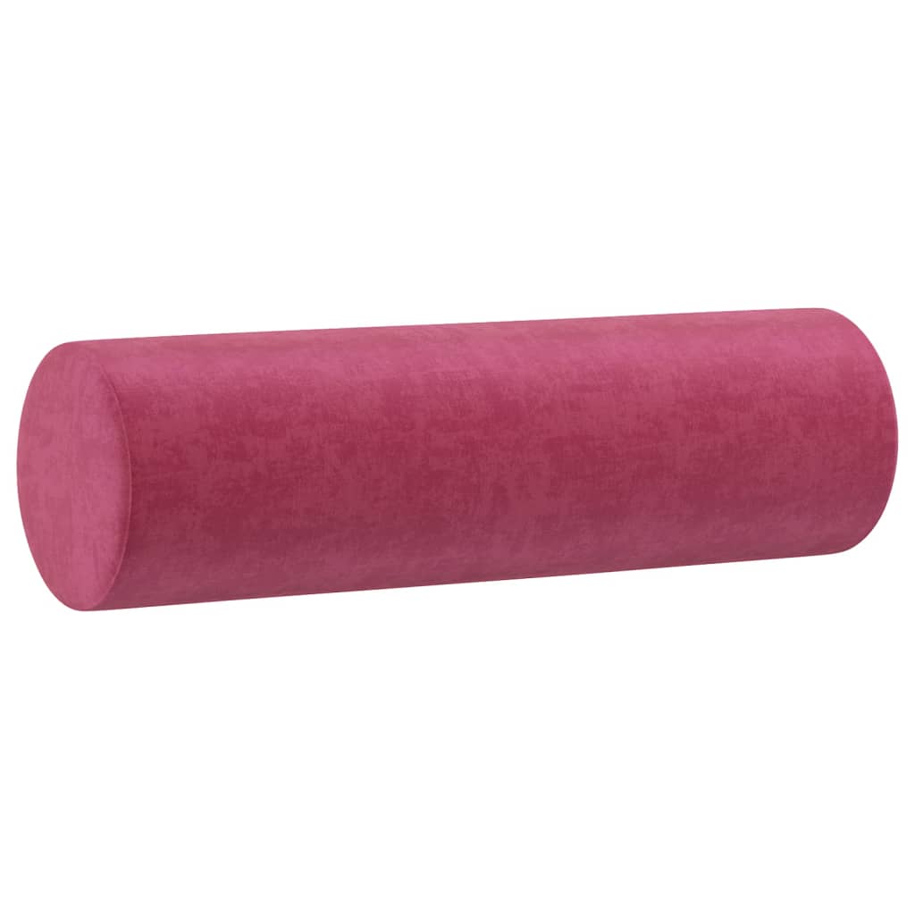 vidaXL Canapea cu 2 locuri cu pernuțe, roșu vin, 140 cm, catifea