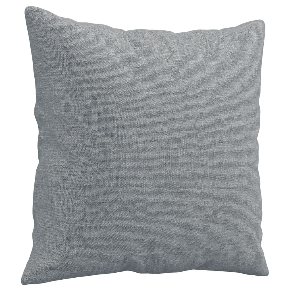 vidaXL Canapea cu 2 locuri cu pernuțe, gri deschis, 120 cm, textil vidaXL Canapea cu 2 locuri cu pernuțe, gri deschis, 120 cm, textil