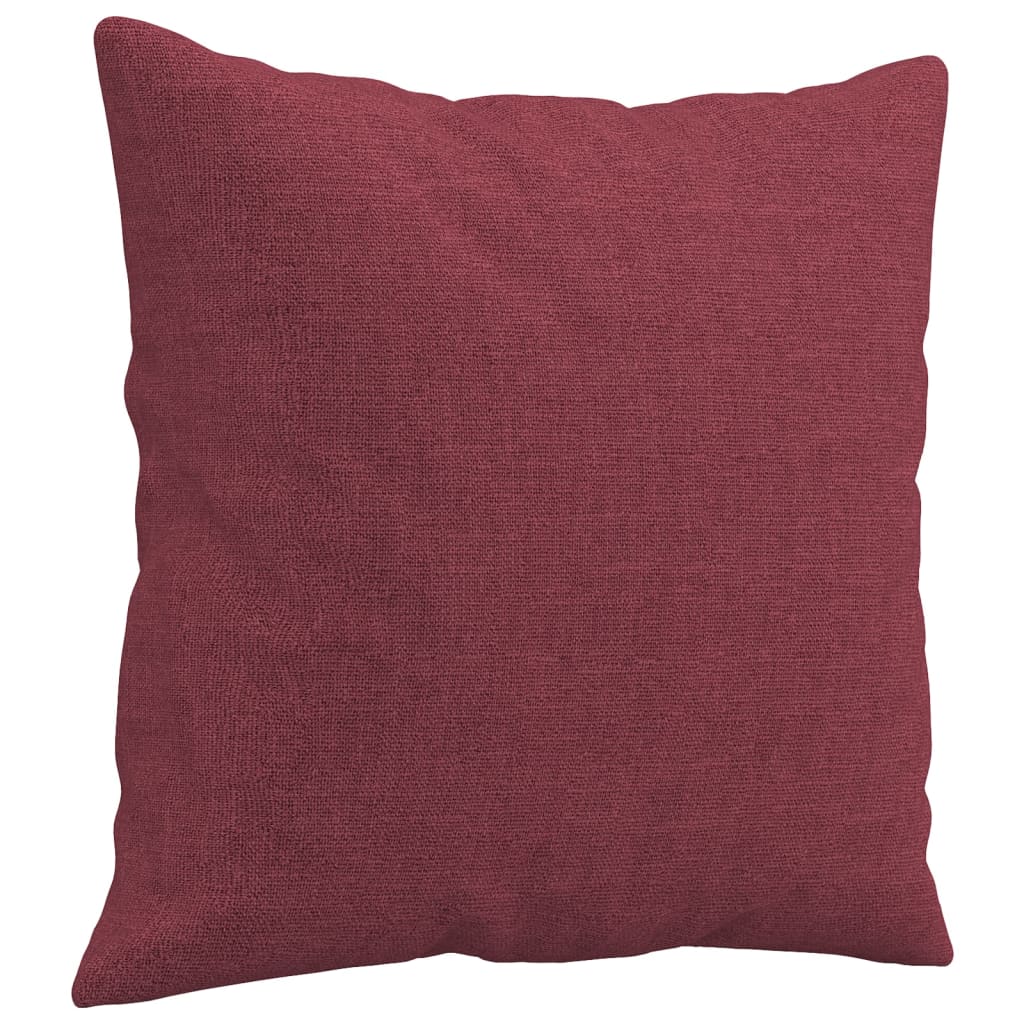 vidaXL Canapea cu 2 locuri cu pernuțe, roșu vin, 120 cm, textil vidaXL Canapea cu 2 locuri cu pernuțe, roșu vin, 120 cm, textil