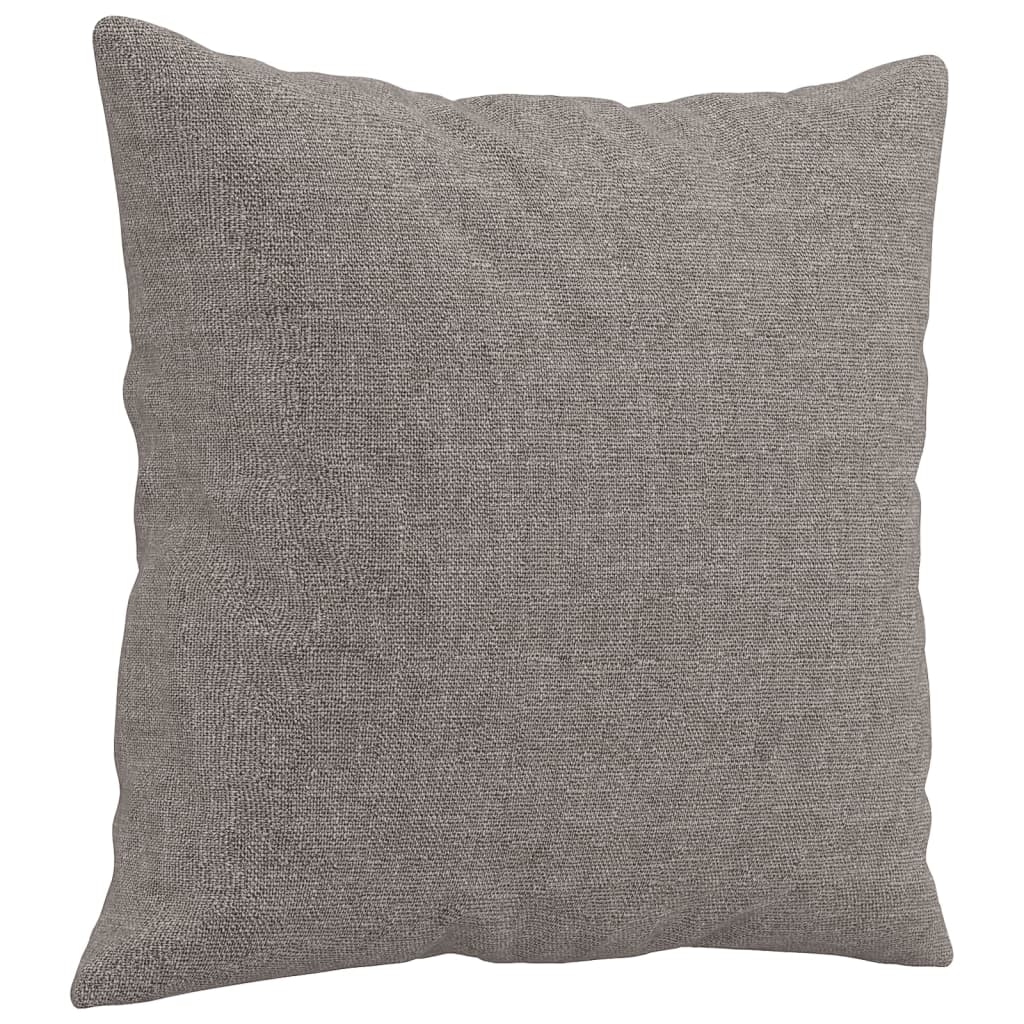 vidaXL Canapea cu 2 locuri cu pernuțe, gri taupe, 120 cm, textil vidaXL Canapea cu 2 locuri cu pernuțe, gri taupe, 120 cm, textil