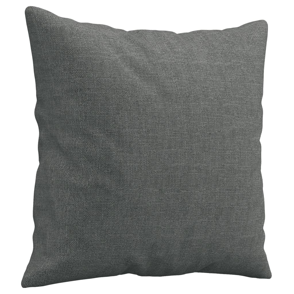 vidaXL Canapea cu 2 locuri cu pernuțe, gri închis, 140 cm, textil vidaXL Canapea cu 2 locuri cu pernuțe, gri închis, 140 cm, textil